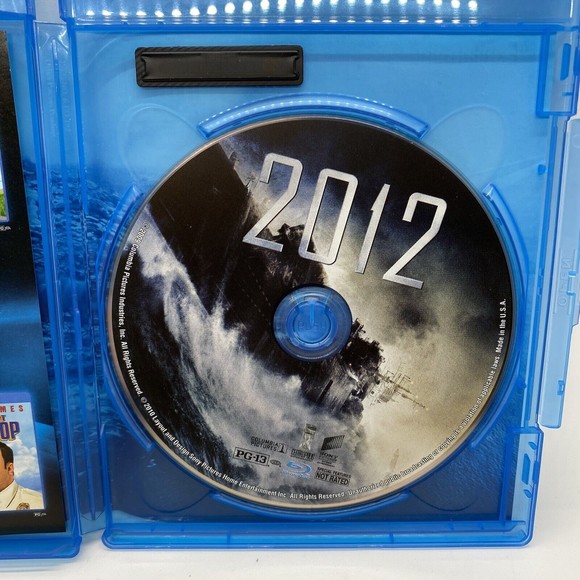 2012 The Movie Blu-ray 2009 Great‎ Condition science fiction disaster - Picture 6 of 7